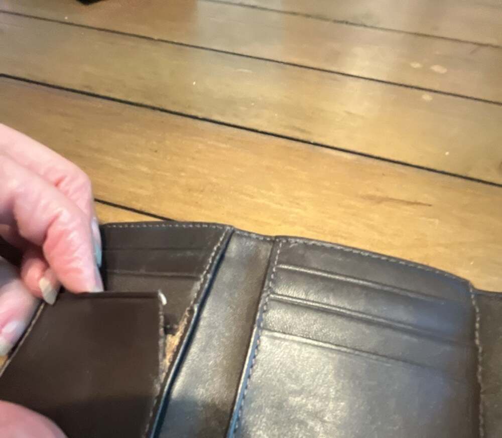 Coach Brown Leather Buckle Bifold Wallet - Picture 6 of 6
